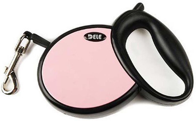 

Petshop7 Large Pink Retractable Dog Leash 5 Meter support weight upto 30 Kg 500 cm Dog Cord Leash(Pink)