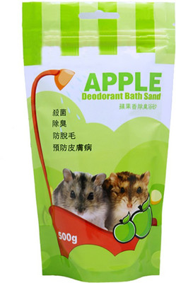

Anokhe Collections Bath Sand for Hamster / Dwarf / Gerbil / Chinchilla / Mice (Apple) Pet Litter Tray Refill