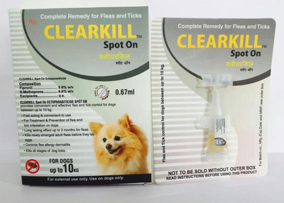 

ClearKill Fleas & Tick Removal Liquid(0.67 ml)