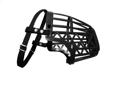 

Agnpetspot. Dog Bascket Muzzle A4 Small Small Other Dog Muzzle(black)