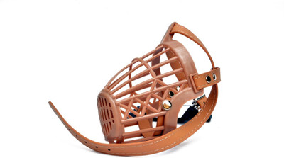 Pet Empire Dog Muzzle Large Other Dog Muzzle(Cream)