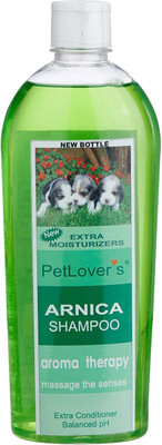 

Pet Lovers Arnica Allergy Relief, Anti-dandruff, Anti-fungal, Anti-itching, Anti-microbial, Anti-parasitic, Conditioning, Flea and Tick, Hypoallergenic, Whitening and Color Enhancing Dog Shampoo(500 ml)