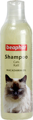

Beaphar Macadamia Oil Allergy Relief, Anti-dandruff, Anti-fungal, Anti-itching, Anti-microbial, Anti-parasitic, Conditioning, Flea and Tick, Hypoallergenic, Whitening and Color Enhancing Cat Shampoo(250 ml)