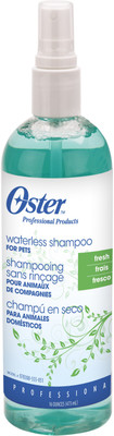 

Oster Allergy Relief, Anti-dandruff, Anti-fungal, Anti-itching, Anti-microbial, Anti-parasitic, Conditioning, Flea and Tick, Hypoallergenic, Whitening and Color Enhancing No added fragrance Dog Shampoo(236 ml)