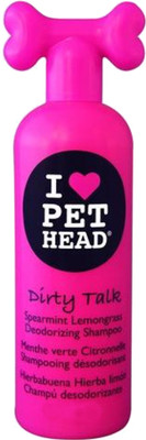 

Pet Head Dirty Talk Anti-dandruff, Flea and Tick, Hypoallergenic, Whitening and Color Enhancing, Allergy Relief, Anti-parasitic, Conditioning, Anti-fungal, Anti-microbial, Anti-itching Dog Shampoo(354)