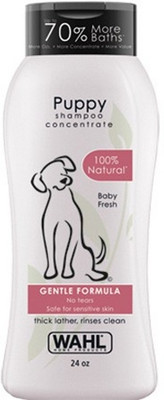 

Wahl Puppy Anti-dandruff, Flea and Tick, Hypoallergenic, Whitening and Color Enhancing, Allergy Relief, Anti-parasitic, Conditioning, Anti-fungal, Anti-microbial, Anti-itching Dog Shampoo(700)