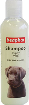 

Beaphar Macadamia Oil Allergy Relief, Anti-dandruff, Anti-fungal, Anti-itching, Anti-microbial, Anti-parasitic, Conditioning, Flea and Tick, Hypoallergenic, Whitening and Color Enhancing Dog Shampoo(250 ml)