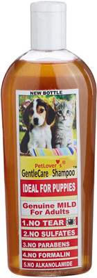 

Pet Lovers Gentle Care Allergy Relief, Anti-dandruff, Anti-fungal, Anti-itching, Anti-microbial, Anti-parasitic, Conditioning, Flea and Tick, Hypoallergenic, Whitening and Color Enhancing Dog Shampoo(200 ml)