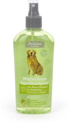 

Petkin Allergy Relief, Anti-dandruff, Anti-fungal, Anti-itching, Anti-microbial, Anti-parasitic, Conditioning, Flea and Tick, Hypoallergenic, Whitening and Color Enhancing Waterless spa Dog Shampoo(250 ml)
