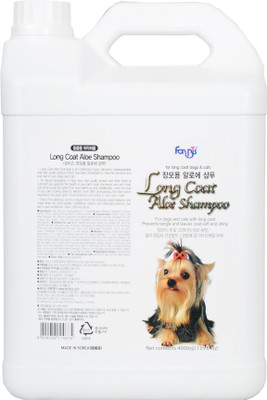 

Forbis Allergy Relief, Anti-dandruff, Anti-fungal, Anti-itching, Anti-microbial, Anti-parasitic, Conditioning, Flea and Tick, Hypoallergenic, Whitening and Color Enhancing Long Coat Aloe Dog Shampoo(4 L)