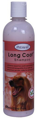 

Petswill Long Coat Anti-dandruff, Flea and Tick, Hypoallergenic, Whitening and Color Enhancing, Allergy Relief, Anti-parasitic, Conditioning, Anti-fungal, Anti-microbial, Anti-itching Dog Shampoo(475)