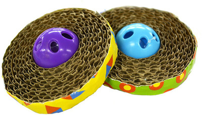 

Petstages Cat Spin & Scratch Wooden Training Aid For Cat