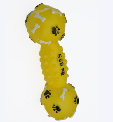 

Ginipet Rubber Bone, Chew Toy, Fetch Toy, Squeaky Toy, Training Aid, Rubber Toy, Soft Toy For Dog