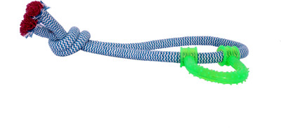 

SRI Pet Chew Rope Toys,Durable Braided Cotton Rope Toys for Puppy/Cat Teeth Cleaning (Blue) Cotton Chew Toy For Dog