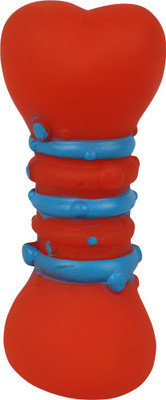 

Sollar's Toy Bone With Rings Rubber Fetch Toy For Dog