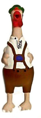 

Karlie Crazy Chicken Latex Bavarian Squeaky Toy For Dog