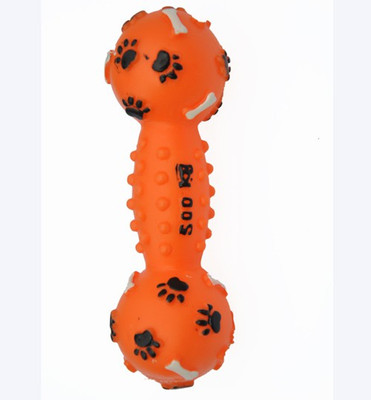 

Ginipet Rubber Bone, Chew Toy, Fetch Toy, Squeaky Toy, Training Aid, Rubber Toy, Soft Toy For Dog