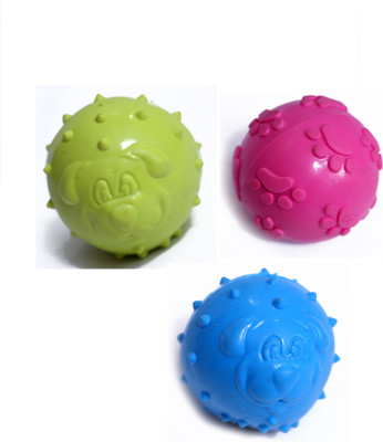 

Sollar's Dogi Shape Sound Ball set of 3 Rubber Ball For Dog