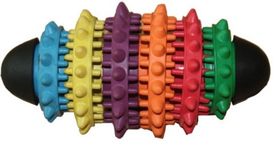 

Love N Care Multi Color Studded Toy - Big Rubber Chew Toy For Dog