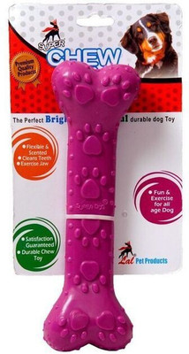 

Super Dog Super Rubber Bone Paw Print (Large ) For Dog