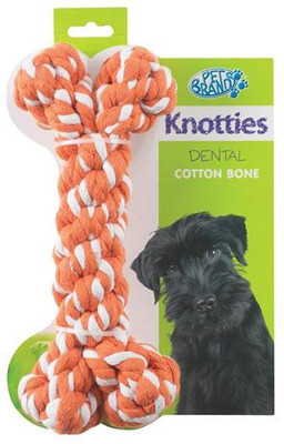 

Pet Brands Knotty Bone Large Cotton Chew Toy For Dog