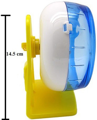 

Anokhe Collections 17.5 cm Running cum Exercise Wheel with Stand for Hamsters, Dwarf, Gerbil, Mice Plastic Training Aid For Hamster