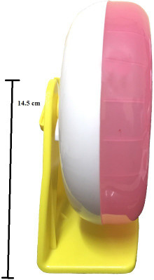 

Anokhe Collections 17.5 cm Running cum Exercise Wheel with Stand for Hamsters, Dwarf, Gerbil, Mice Plastic Training Aid For Hamster