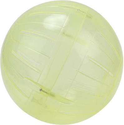 

Anokhe Collections 14.5 cm Transparent Running cum exercise Ball For Hamster / Dwarf / Gerbil / Mice (Yellow) Plastic Ball For Hamster