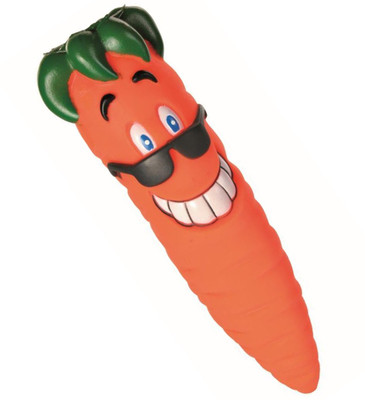 

Trixie Carrot Snack Toy Rubber Squeaky Toy For Dog & Cat