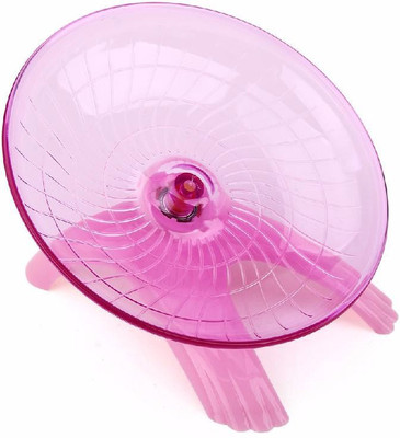 

Anokhe Collections 18cm Silent Exercise Wheel For Hamster / Dwarf / Mice / Gerbil (Pink) Plastic Training Aid For Hamster