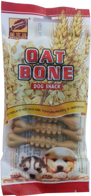 

Gnawlers Oat Bone Small 7 Pieces Oats Dog Treat(55 g, Pack of 3)