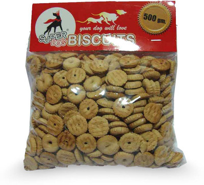 

Super Dog Puppy Biscuit Chicken Dog Treat(500 g, Pack of 2)