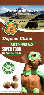 

Dogsee Chew Puffies - Jumbo Pack Cheese Dog Treat(200 g)