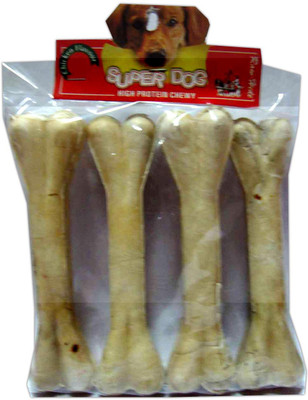 

Super Dog Chew Bone Large 4 Pieces Chicken Dog Treat(400 g)