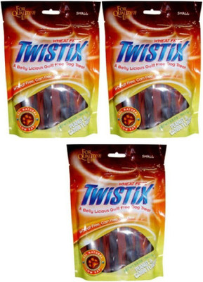 

Dogaholic Twistix Peanut Butter Dog Treat(468 g, Pack of 1)