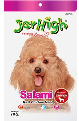 

JerHigh Salami Chicken Dog Treat(70 g)