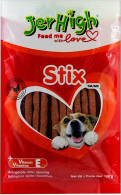

JerHigh Stix Chicken Dog Treat(100 g)