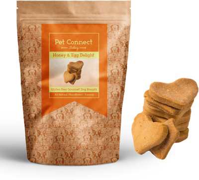 

Pet Connect Honey & Egg Delight Doggie Biscuits Honey, Egg Dog Treat(250 g)