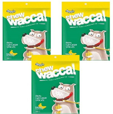

Drools Chewwacca Banana Dog Treat(100 g, Pack of 3)
