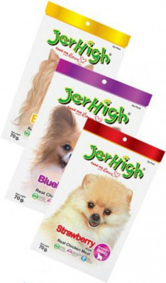 

Jerhigh Fruity Stick Combo Chicken, Fruit Dog Treat(70 g)