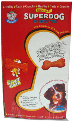 

Super Dog Biscuit Box Chicken Dog Treat(400 g, Pack of 2)