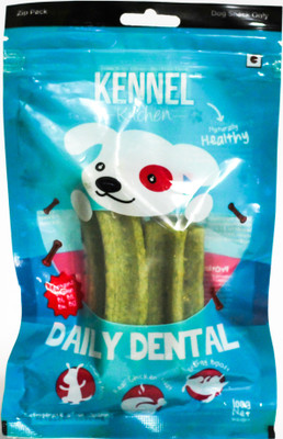 

Kennel Kitchen Daily Dental - 1 kgs. Chicken Dog Treat(1 kg, Pack of 10)