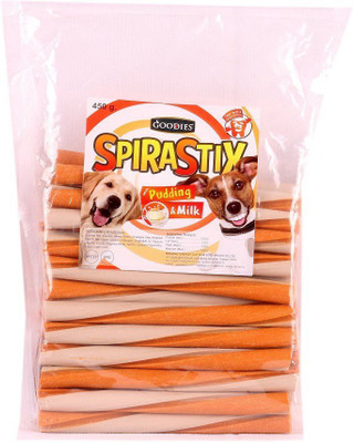 

Goodies SpiraStix Pudding and Milk Dog Treat(450 g)