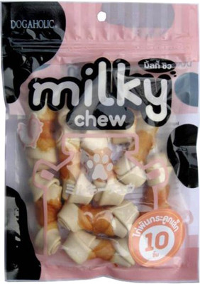 

ABK Dogaholic Milky Chicken Bone Style Milk Dog Treat