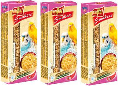 

Vitapol Honey Smarkers For Budgie Vegetable Bird Treat(270 g, Pack of 3)
