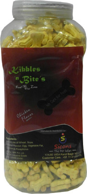 

SICONS Dog Biscuit Kibbles n Bite's Jar Chicken Chicken Dog Treat(900 g)