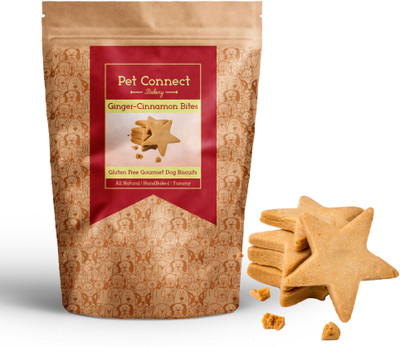 

Pet Connect Ginger-Cinnamon Bites Doggie Biscuits Spice Dog Treat(250 g)