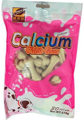 

Gnawlers Calcium Milk Bone Milk Dog Treat(270 g, Pack of 30)
