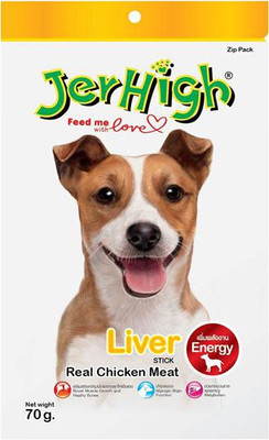 

JerHigh Stix Liver Dog Treat(70 g)
