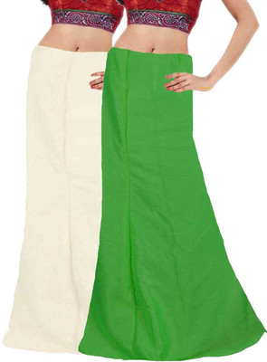 

Javuli in-white-green Cotton Petticoat(XXL), Green;white